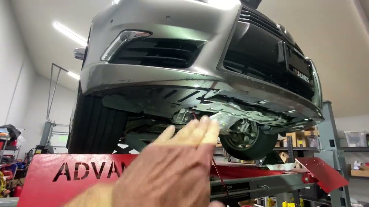 Lexus LS460 coolant drain and fill