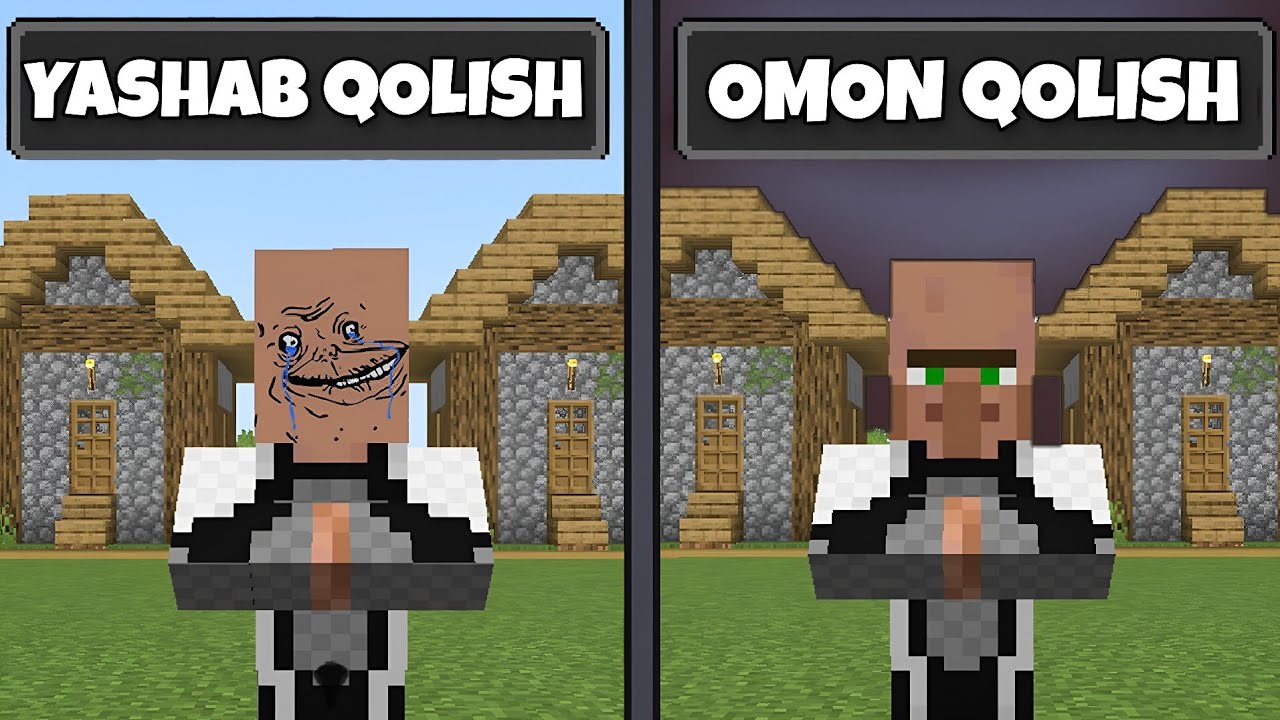 AJAL O'YINLARI MINECRAFT UZBEK TILIDA DUBLAJ