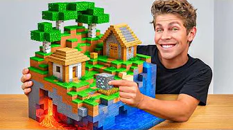I Built Minecraft In Real Life!