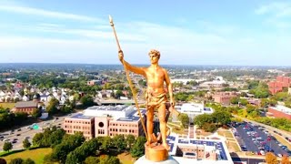 Rhode Island Providence, USA 🇺🇸 I 4K Drone Footage