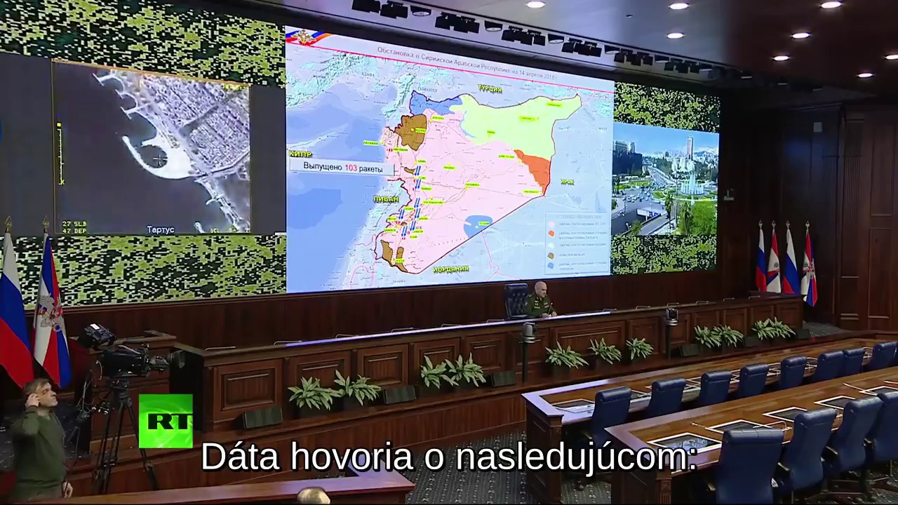 Ruská armáda hodnotí bombardovanie Sýrie Spojenými štátmi z 14.4.2018 (103/71)