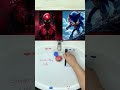 Is Spider-Man stronger or Sonic? #drainduels #sonic #spiderman#new #shorts