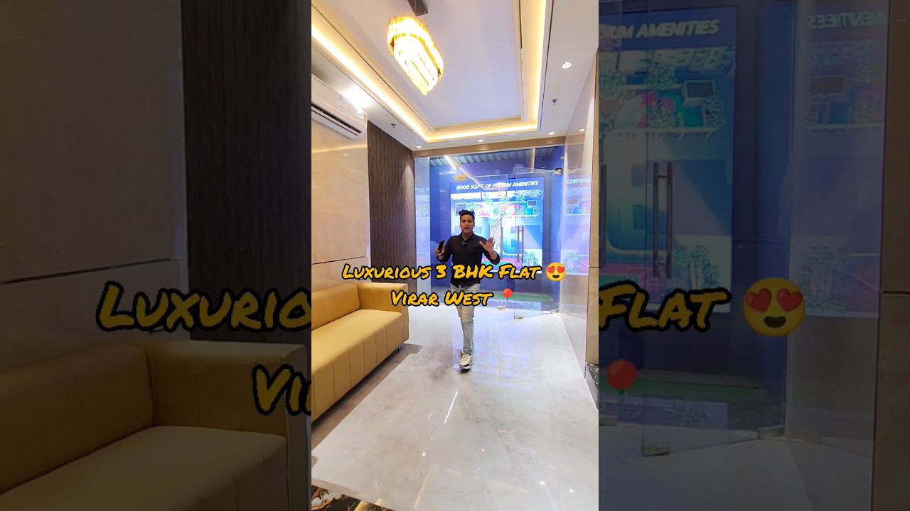 Virar West Mein Luxury 3 BHK Flat 😍 