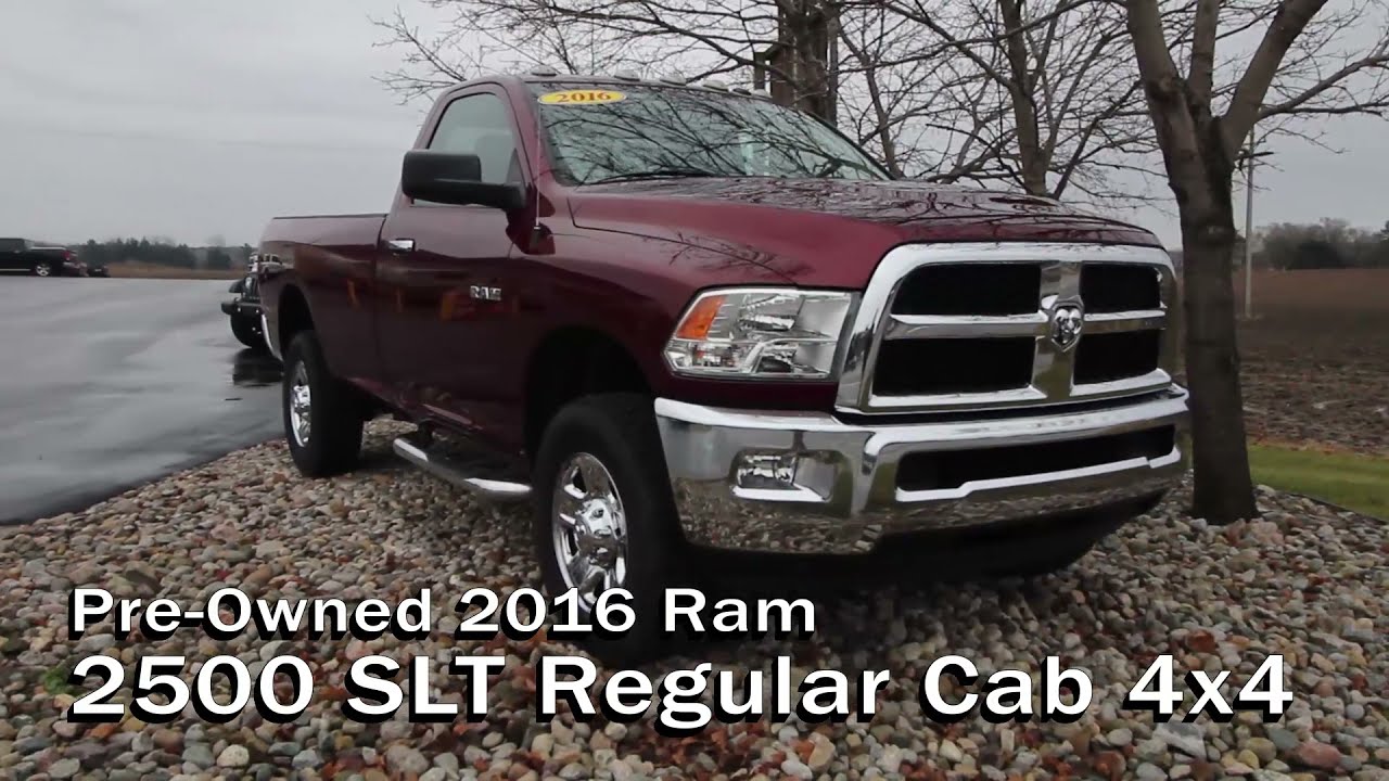 Pre-Owned 2016 Ram 2500 SLT Truck Regular Cab 4x4