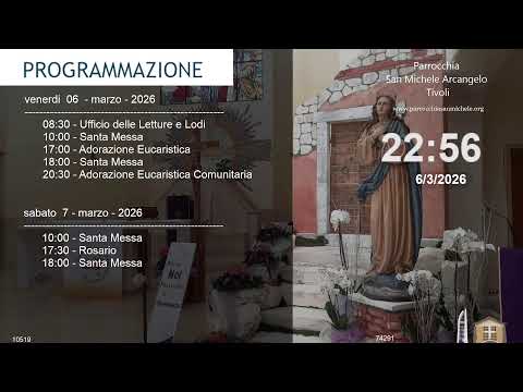 Diretta Santa Messa - Parrocchia San Michele Arcangelo - Tivoli