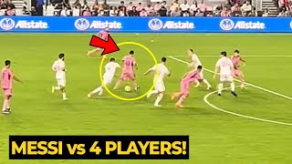 Messi crazy dribbling skills bypassing four St Louis players for Suarez GOAL | Football News Today