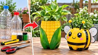You Won’t Believe These Cute Planters Are Made From Plastic Bottles! | DIY Crafts Guide