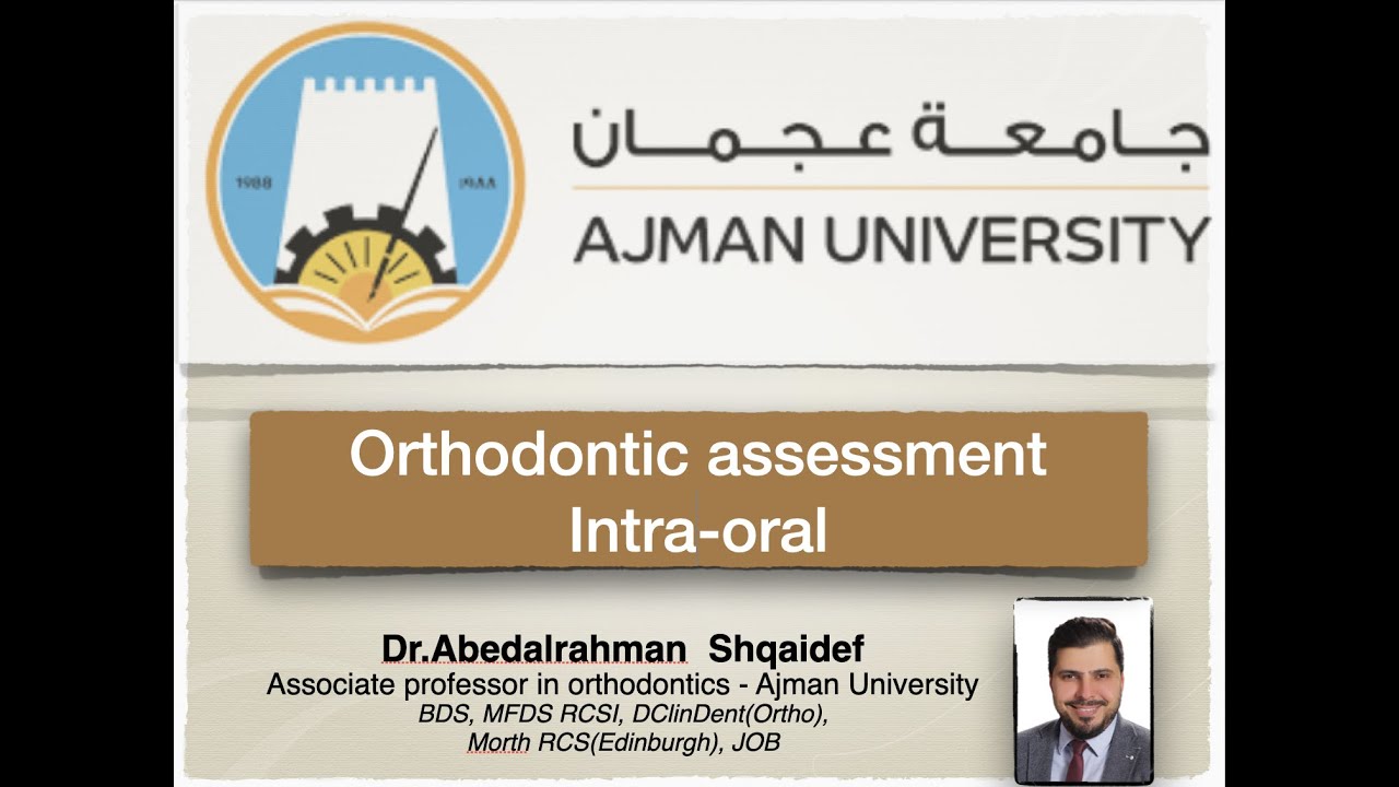 Intra oral examination YouTube