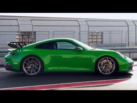 Porsche GT3 992 Python Green 4K Exterior Interior