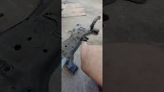 Match Highlights Replacing the engine cradle (aka cross member or sub-frame) in my 2009 Mazda 5 minivan - Part 2