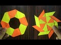 How to make a paper ninja star - origami