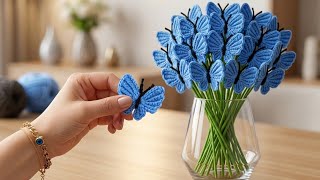 Wow, amazing! 🦋Easy and simple crochet decorative butterfly pattern.