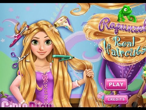 Công Chúa Tóc Mây Rapunzel Làm Tóc (Rapunzel Real Haircuts Game) - Youtube