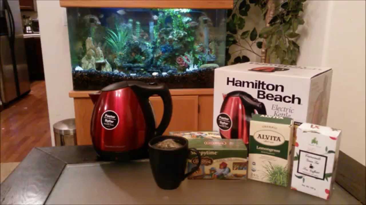 FULL REVIEW of the Hamilton Beach Electric Tea Kettle, 1.7L #hamiltonbeach  #electrickettle 