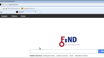 How do I remove www.Key-Find.com from homepage on Google Chrome and IE