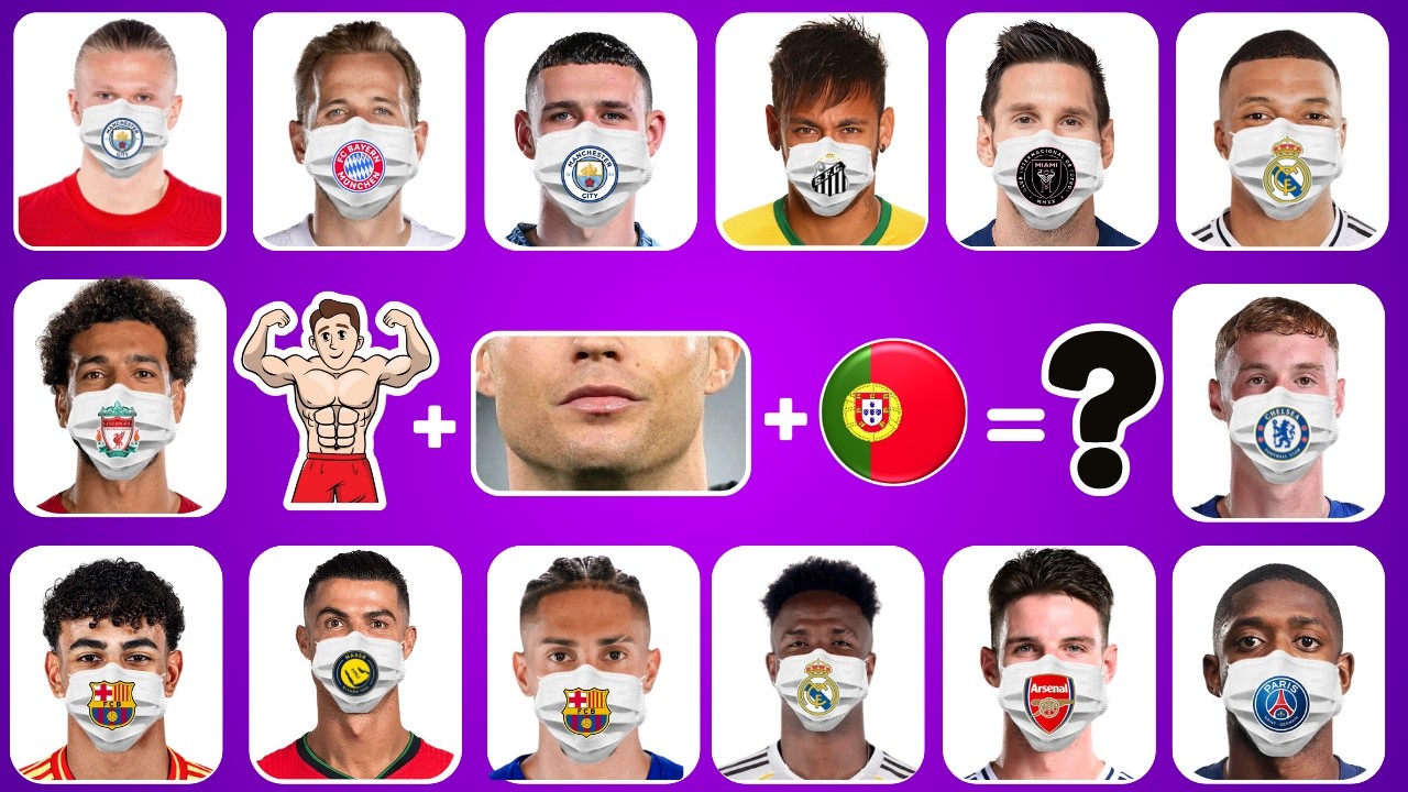 Guess the player by their song, smile, emoji, and club! l Ronaldo, Messi | Football Challenges 2026
