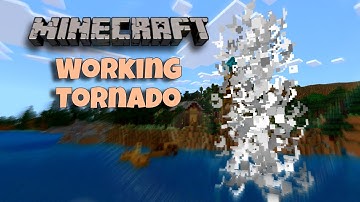 Fully WORKING Tornado In Minecraft