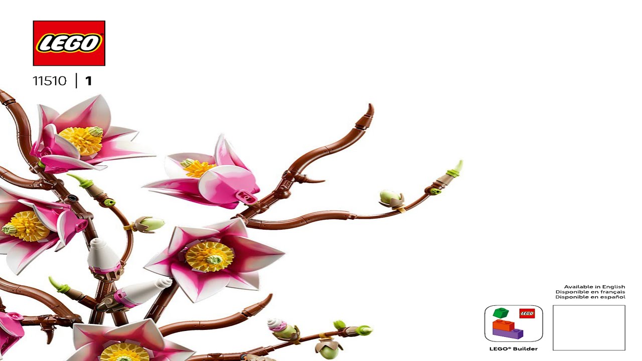 Botanicals - Magnolia Branches - Botanical Collection LEGO instructions