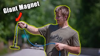 You Won’t Believe What My Giant Magnet Pulled Out Of This River! (1500lbs Magnet)