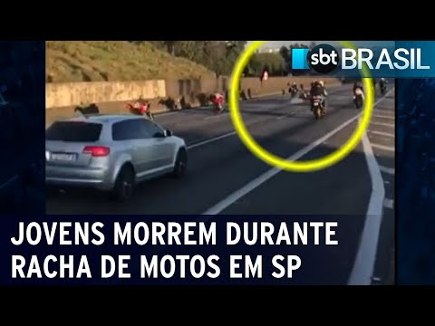 Jovens morrem durante racha de motos em rodovia no interior de São Paulo | SBT Brasil (24/10/22)