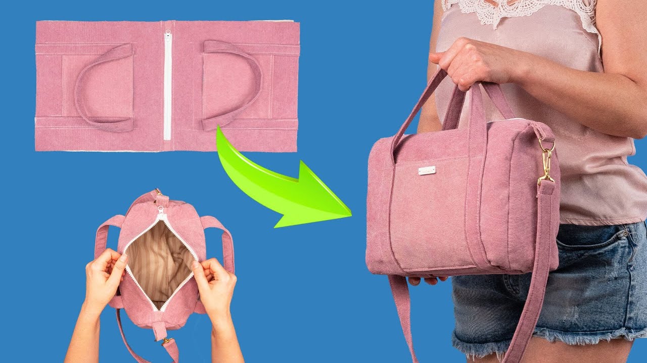 Вы удивитесь, насколько легко можно сшить эту стильную сумку!