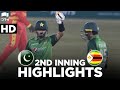 Pakistan vs Zimbabwe | 2nd Inning Highlights | 2nd ODI 2020 | PCB | MD2E