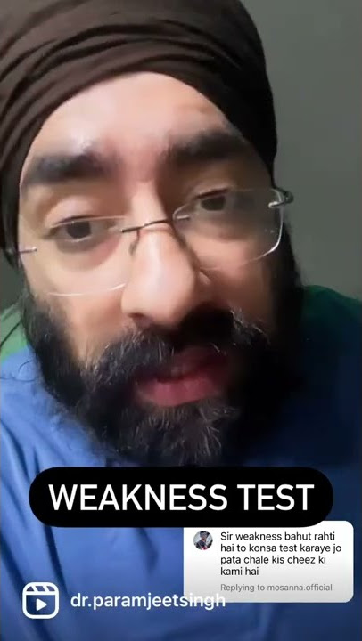 Download lagu Tests to find out cause of weakness kamzoor #shorts Dr.Education #weakness #kamzoori