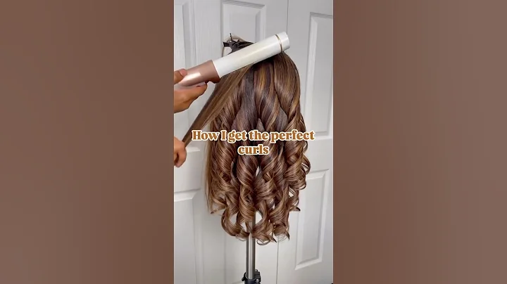 Curling Iron Twist & Pull Technique w/T3 SinglePass Curl Curling Iron | Ready To Ship Wigs #shorts