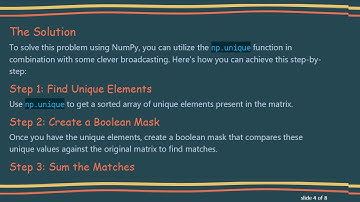 How to Count Occurrences for Each Unique Element by Column in a 2D Array