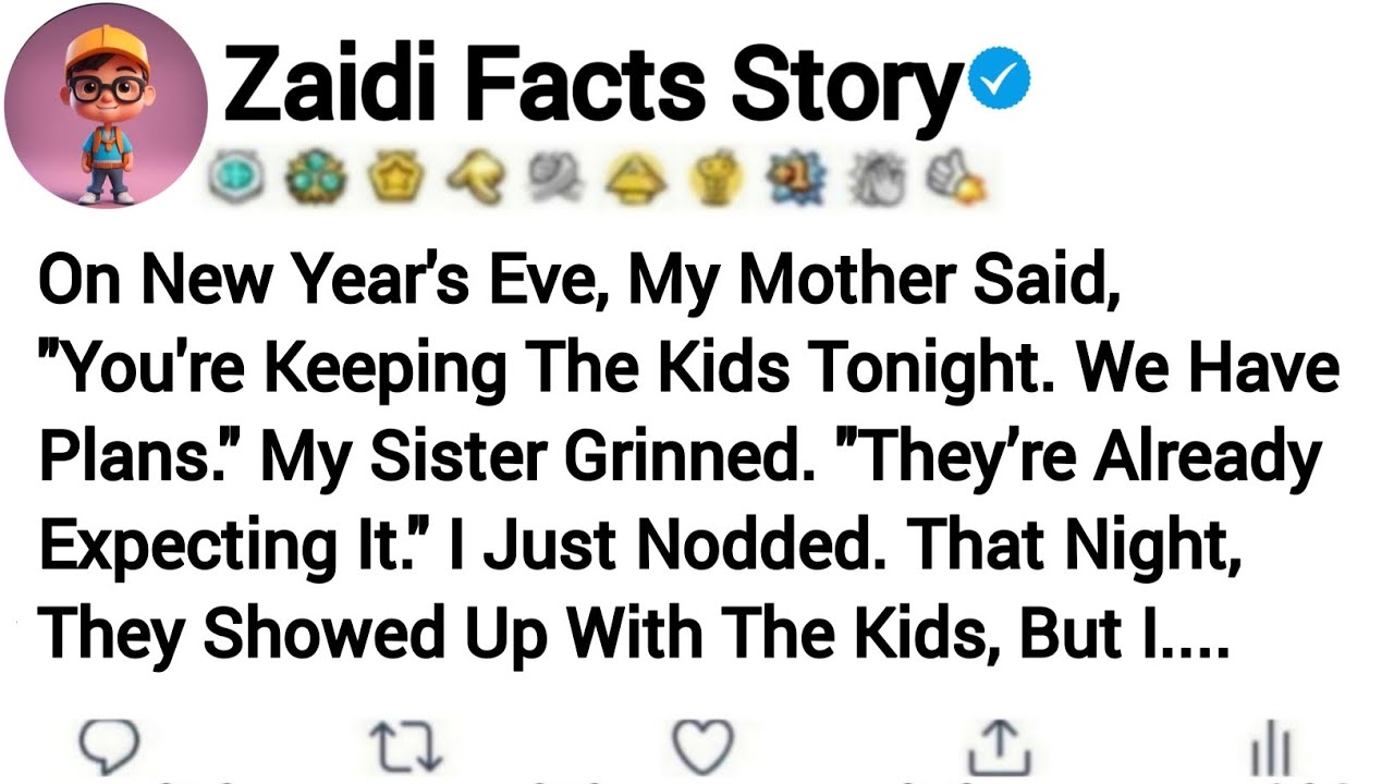 On New Year's Eve, My Mother Said, 