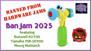BanJam 2025: HWJ Weekend Challenge with Yamaha PSR-SX900, Kurzweil K2700 and Moog Matriarch