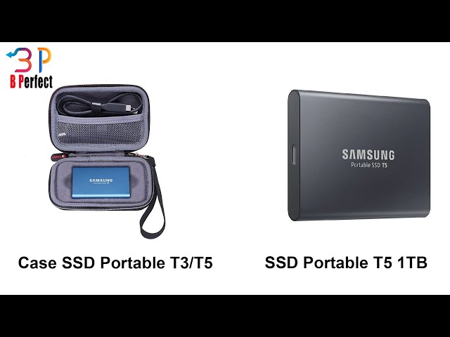 Unboxing Samsung SSD T5 Portable 1TB with Test Result+Case for Samsung T3/T5  Xanad 