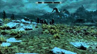 Skyrim - Dragon helps me defeat giant