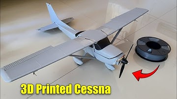 How to make 3D printed Cessna RC Plane | Mr. Indian Aviator