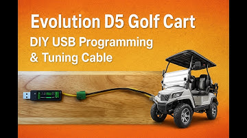 $27 DIY Evolution Golf Cart Cable - For Diagnostic and Tuning by USB RS232  - Don