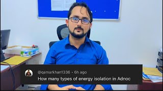 How many types of ISOLATIONS / Isolation Certificates as per ADNOC WMS 