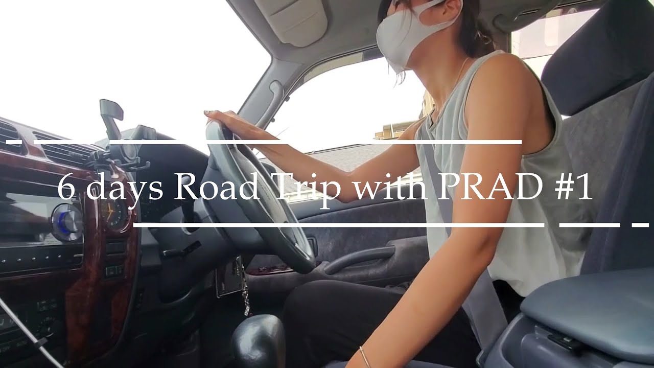 6days road trip #1/rope jump activity/spend nights in my car/LAND CRISER PRAD/international couple