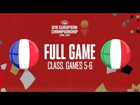 Download France v Italy | Full Game Basketball | FIBA U18 European Championship 2022