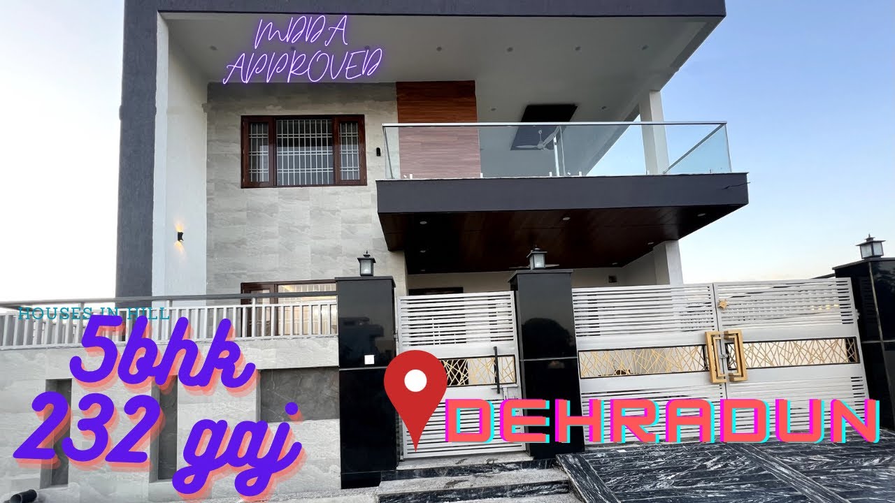 5 BHK BUNGALOW FOR SALE IN DEHRADUN LUXURY LIVING housesinhills3458 YouTube