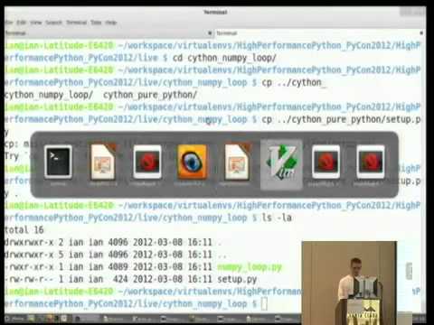 Pycon US 2012 - High Performance Python I - YouTube