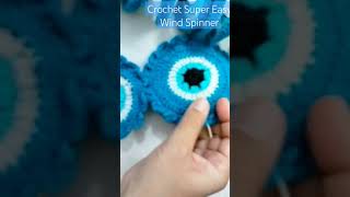 Crochet Wind Spinner, Evil Eye Wind Spinner, DIY Project,Gifting Option, Very Easy 