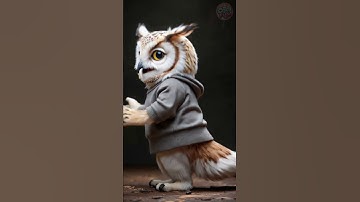 Dancing Owl Breaks the Internet! 🦉💃 #shorts #ai