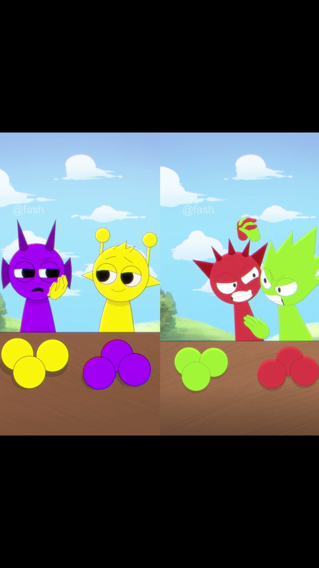 Color Change Incredibox Sprunki (FASH Animation)