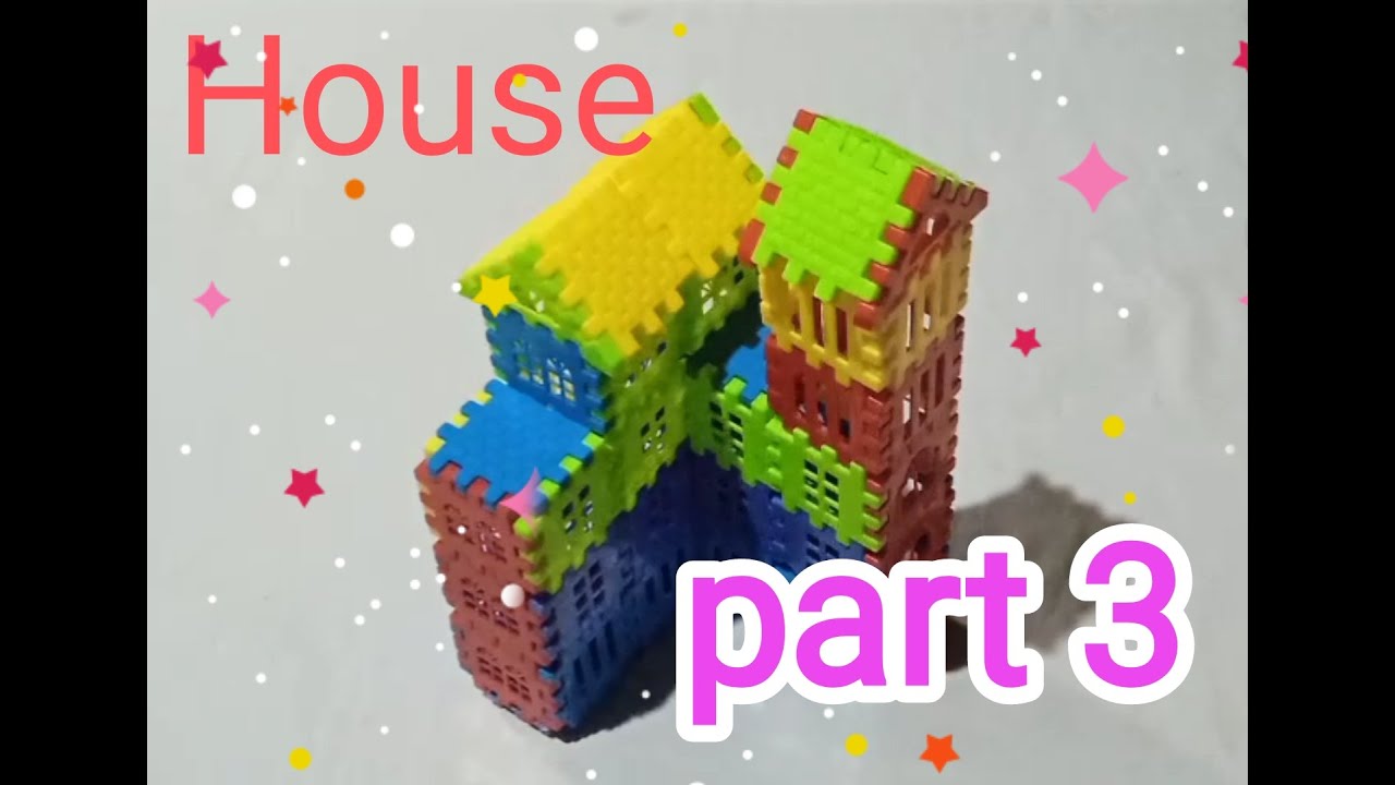 Building Block House part 3 | How to make House with plastic building ...