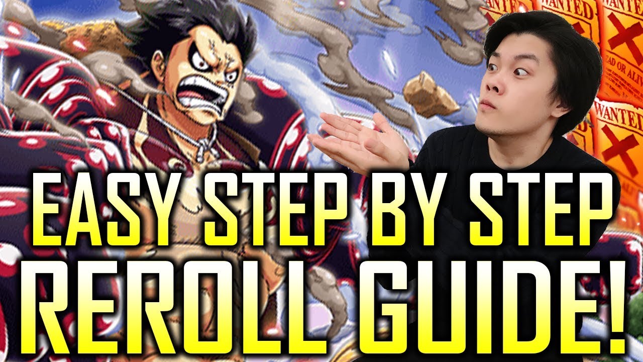 one piece treasure cruise reroll guide