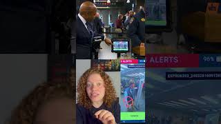 NYC mayor shows off gun detectors in NYC subway #shorts