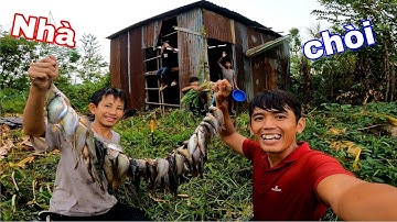 3 Ngày SINH TỒN Trong Căn Nhà CHÒI Bỏ Hoang Giữa Cánh Đồng | Tìm Thức Ăn Cùng Team ( phần 1)