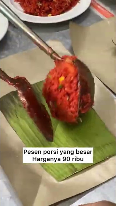 Nasi Goreng Sultan 90 Ribu !!! 😱