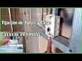 Cómo fijar las cajas y los tubos en una construcción de DRYWALL - PUNTOS DE LUZ ⚡⚡