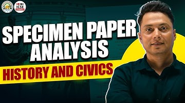 ICSE History & Civics Specimen Paper Discussion | ICSE Class 10 Board | ICSE Connect
